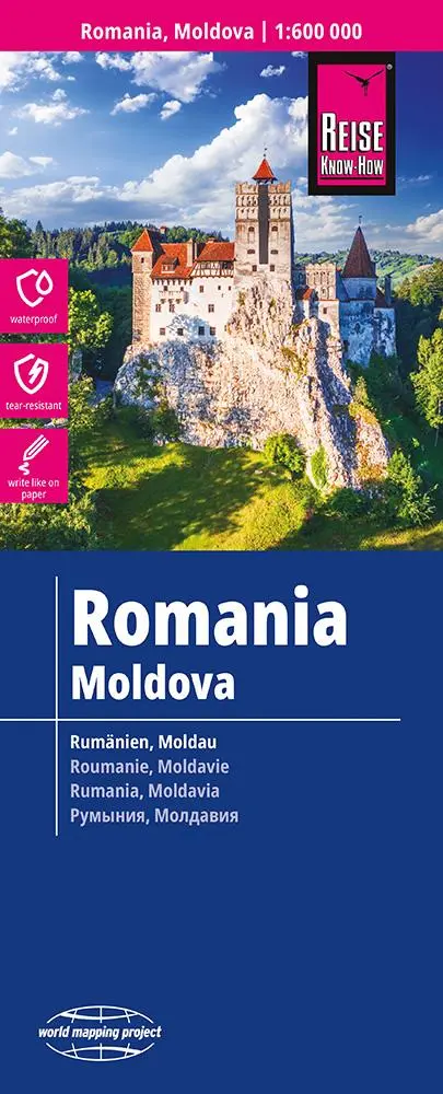 Cover: 9783831774760 | Reise Know-How Landkarte Rumänien, Moldau / Romania, Moldova...