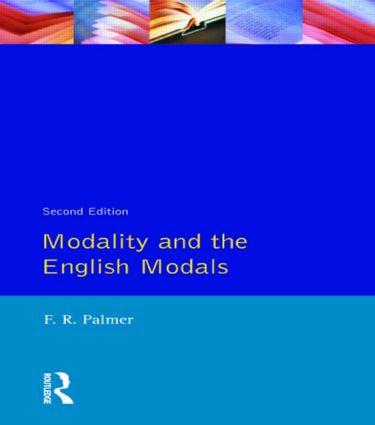 Modality and the English Modals  F.R. Palmer  Taschenbuch  Longman Linguistics Library  Englisch  1990 - Palmer, F.R.