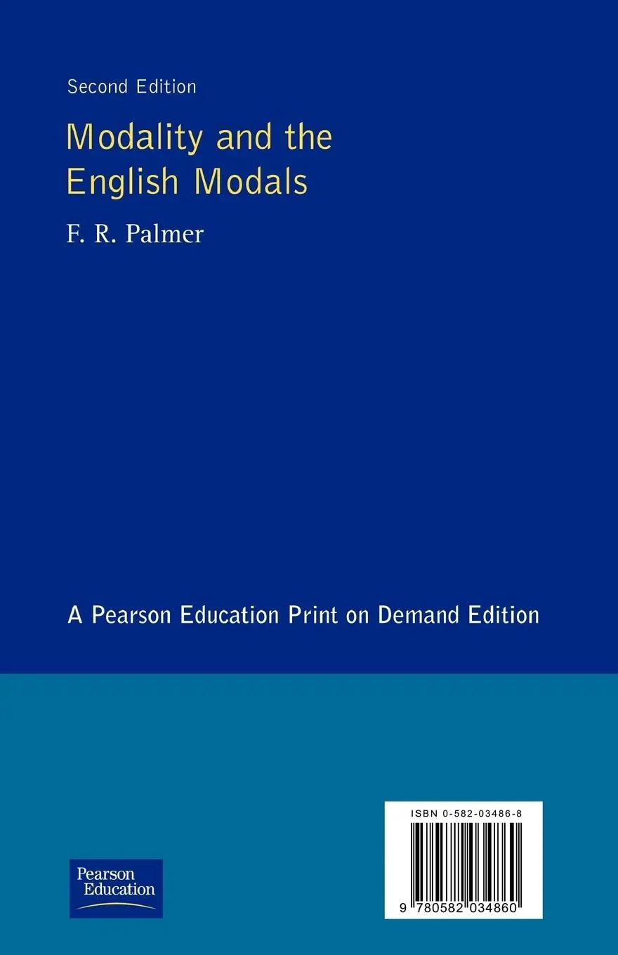 Rückseite: 9780582034860 | Modality and the English Modals | F. R. Palmer | Taschenbuch | 1990