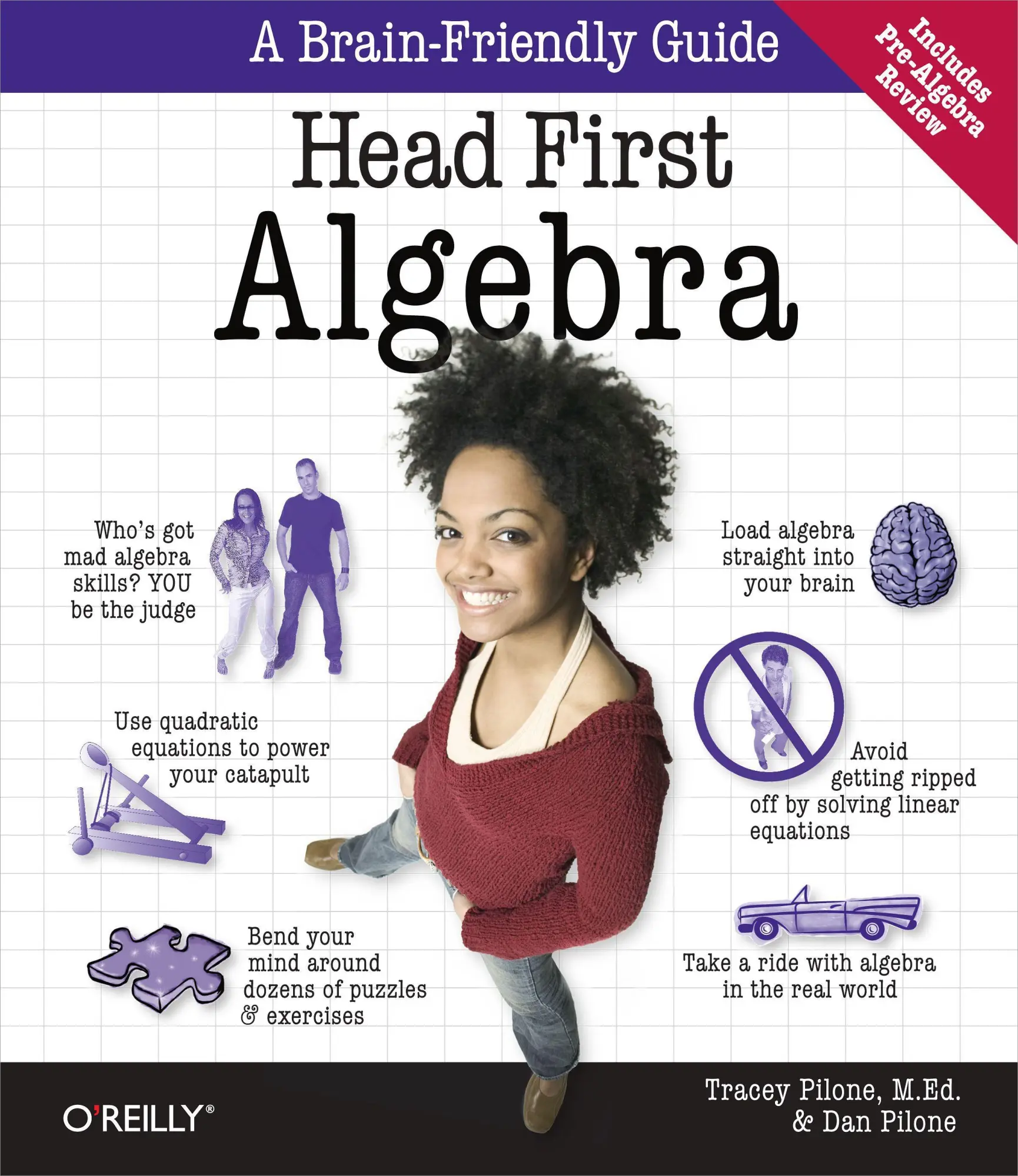 Cover: 9780596514860 | Head First Algebra | A Learner's Guide to Algebra I | Pilone (u. a.)