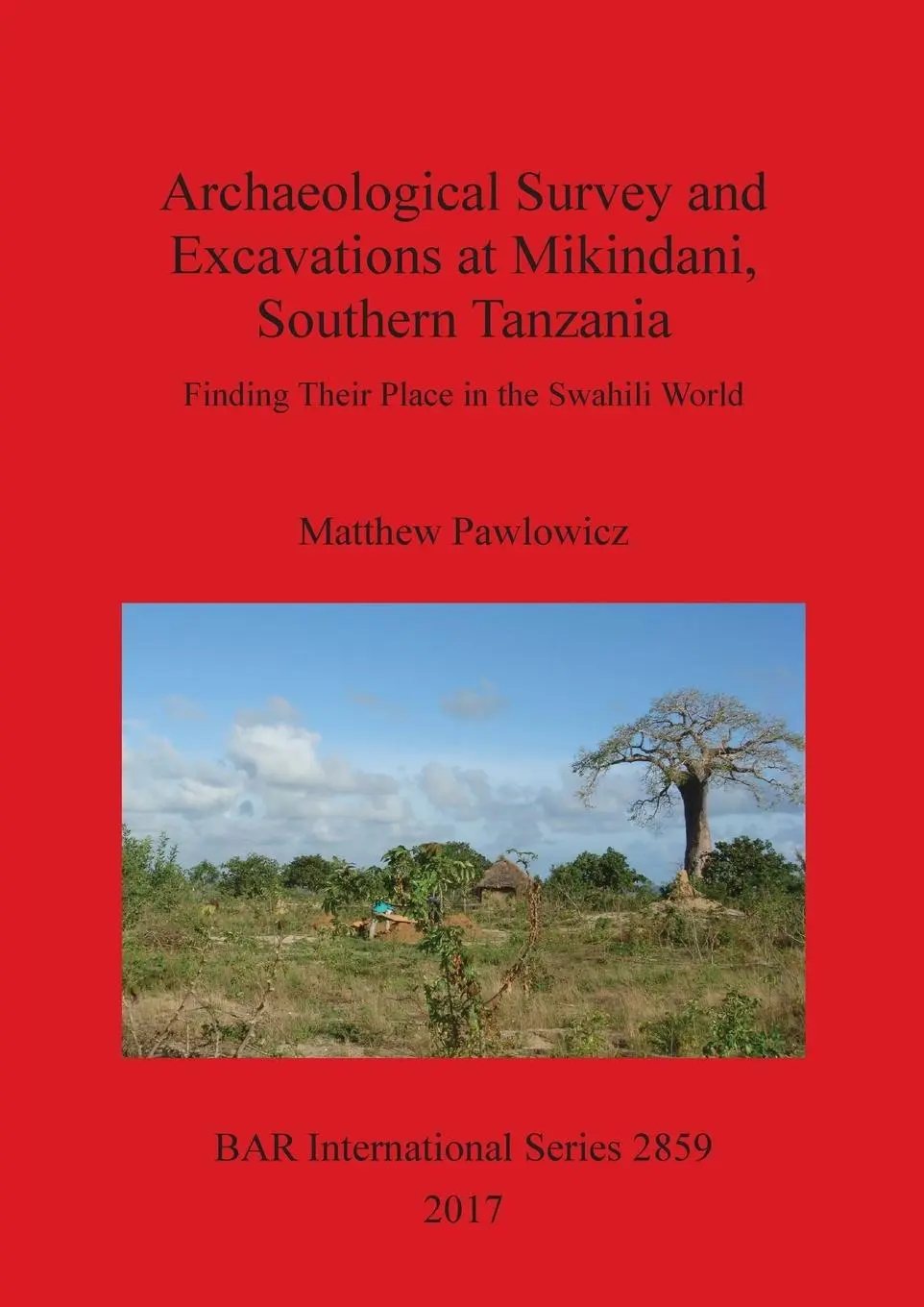 Cover: 9781407314860 | Archaeological Survey and Excavations at Mikindani, Southern Tanzania