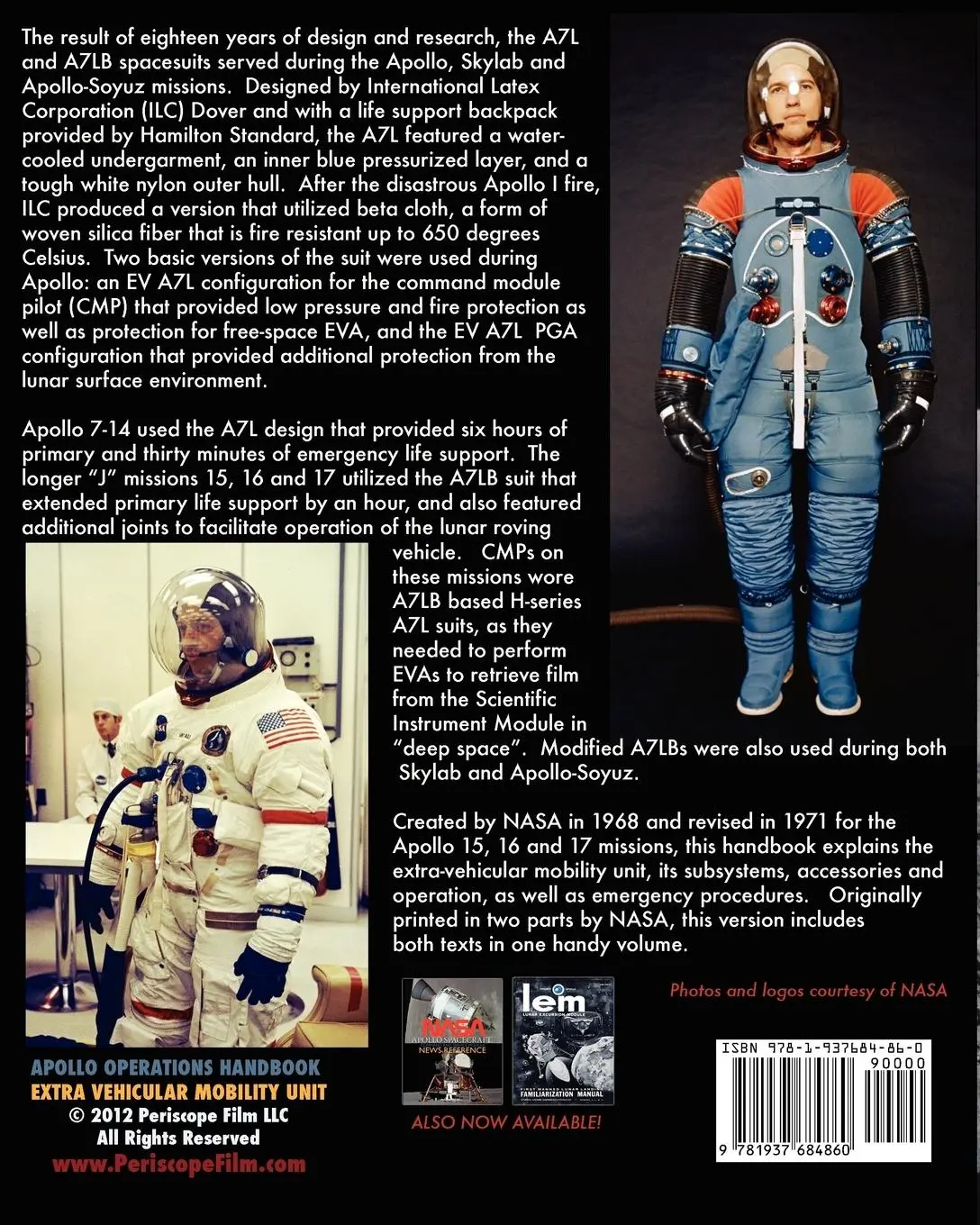 Rückseite: 9781937684860 | Apollo Operations Handbook Extra Vehicular Mobility Unit | Nasa | Buch