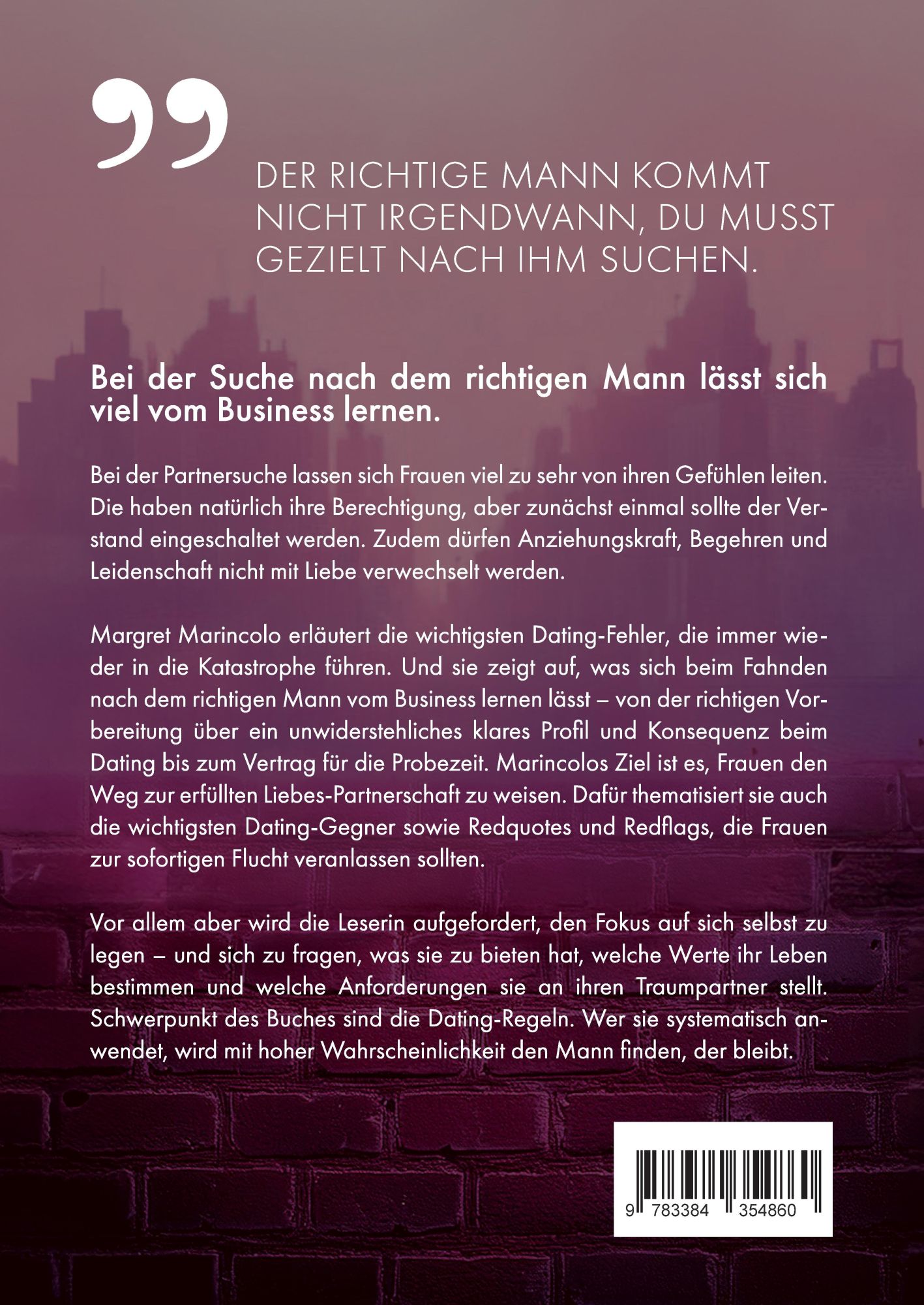 Rückseite: 9783384354860 | WERDE DATING MASTER | Wie du bei der Partnersuche vom Business lernst