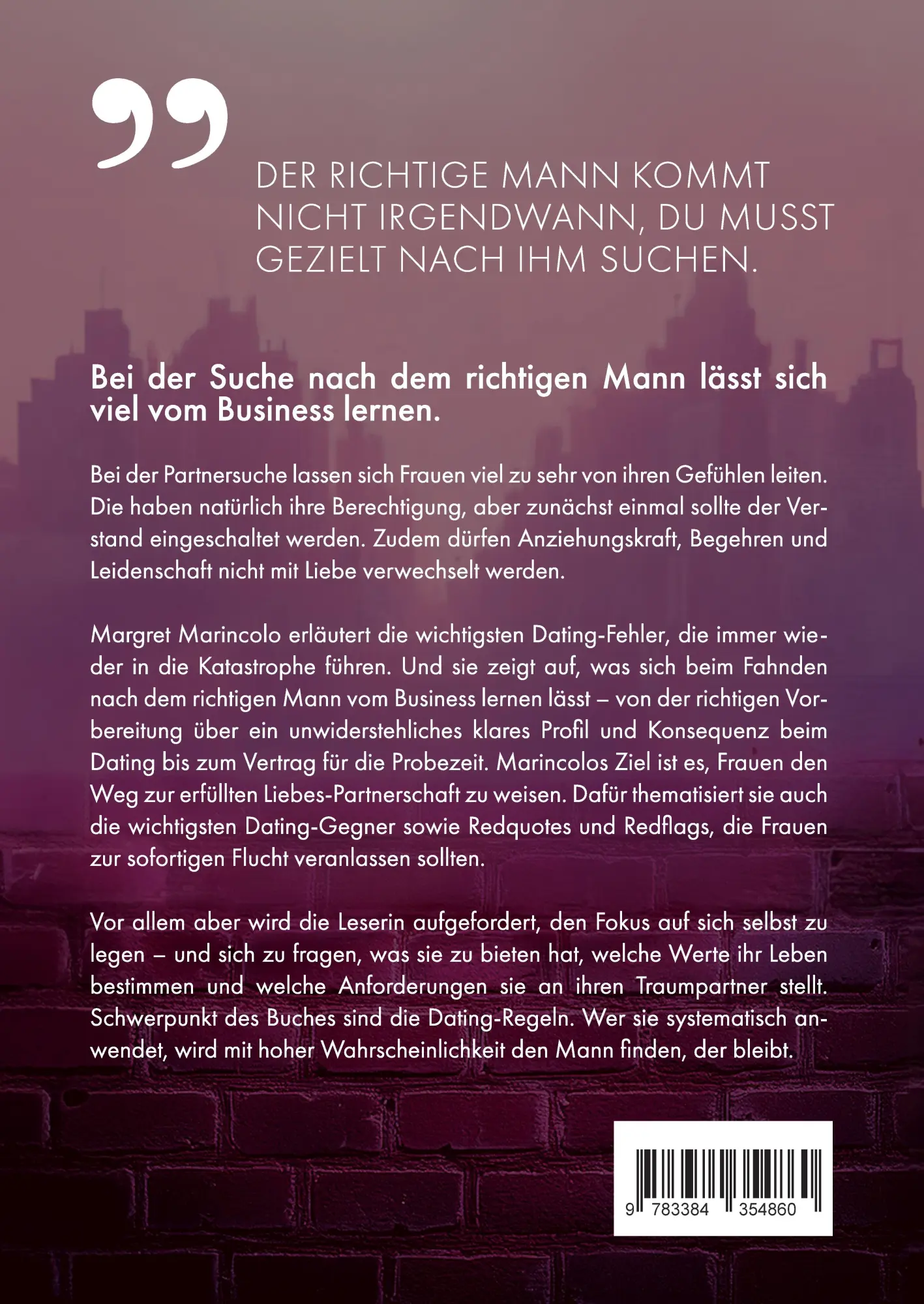 Rückseite: 9783384354860 | WERDE DATING MASTER | Wie du bei der Partnersuche vom Business lernst