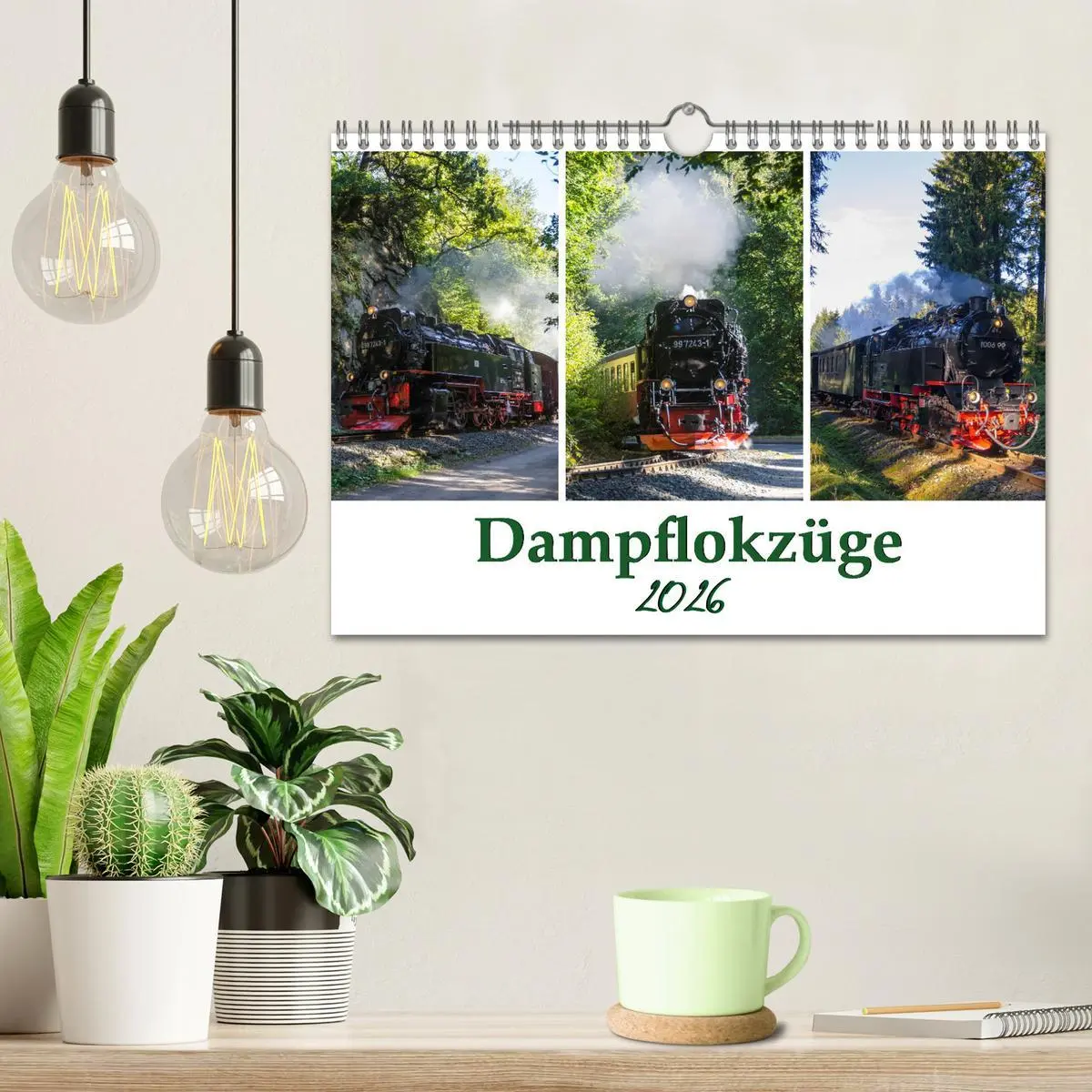 Bild: 9783457784860 | Schmalspurbahnen im Harz (Wandkalender 2026 DIN A4 quer), CALVENDO...