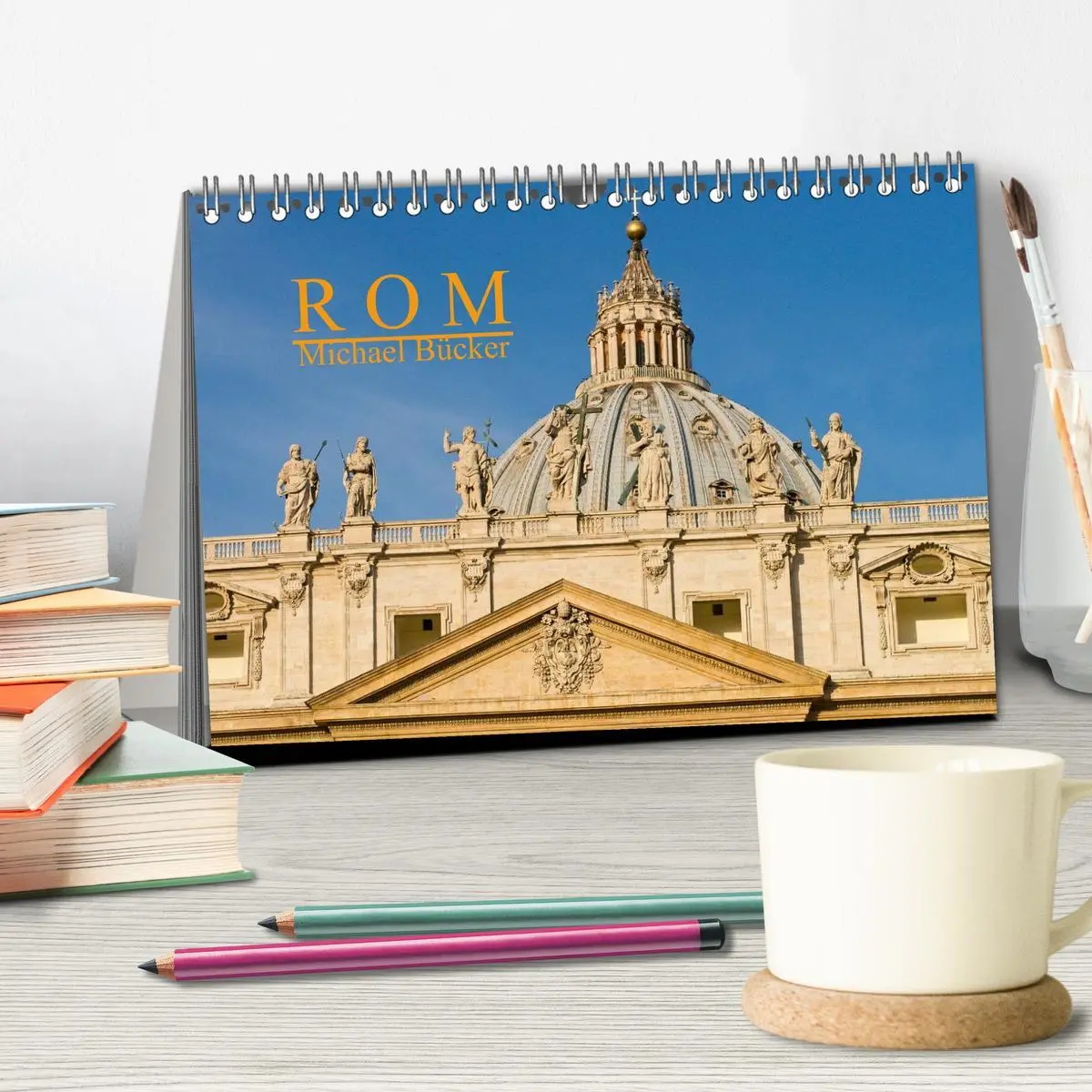 Bild: 9783516184860 | Rom (Tischkalender 2026 DIN A5 quer), CALVENDO Monatskalender | Bücker