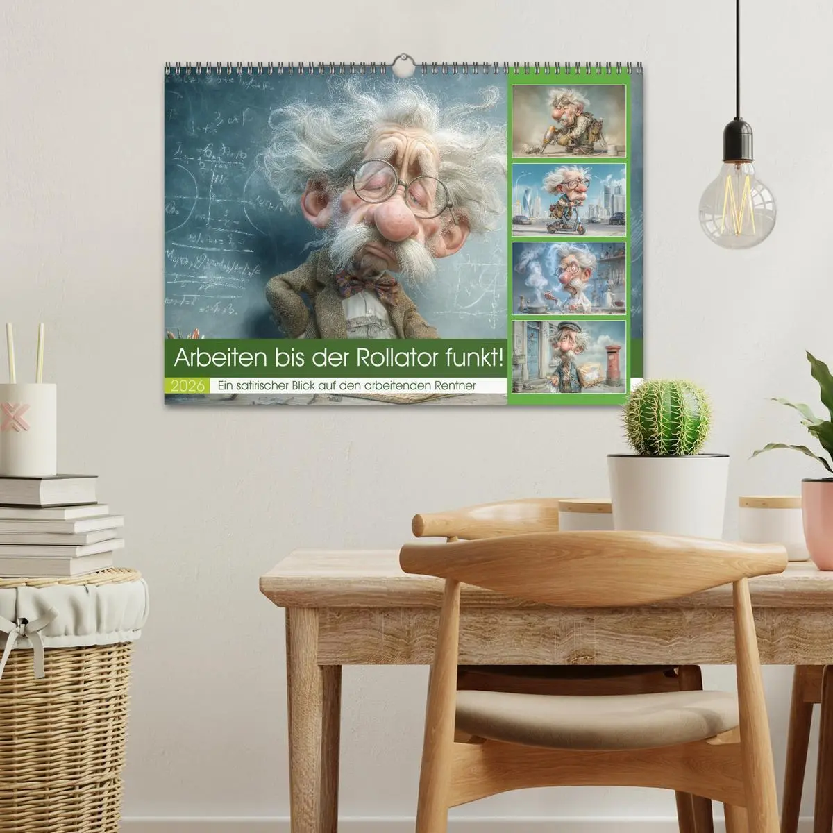 Bild: 9783516634860 | Arbeiten bis der Rollator funkt! (Wandkalender 2026 DIN A3 quer),...