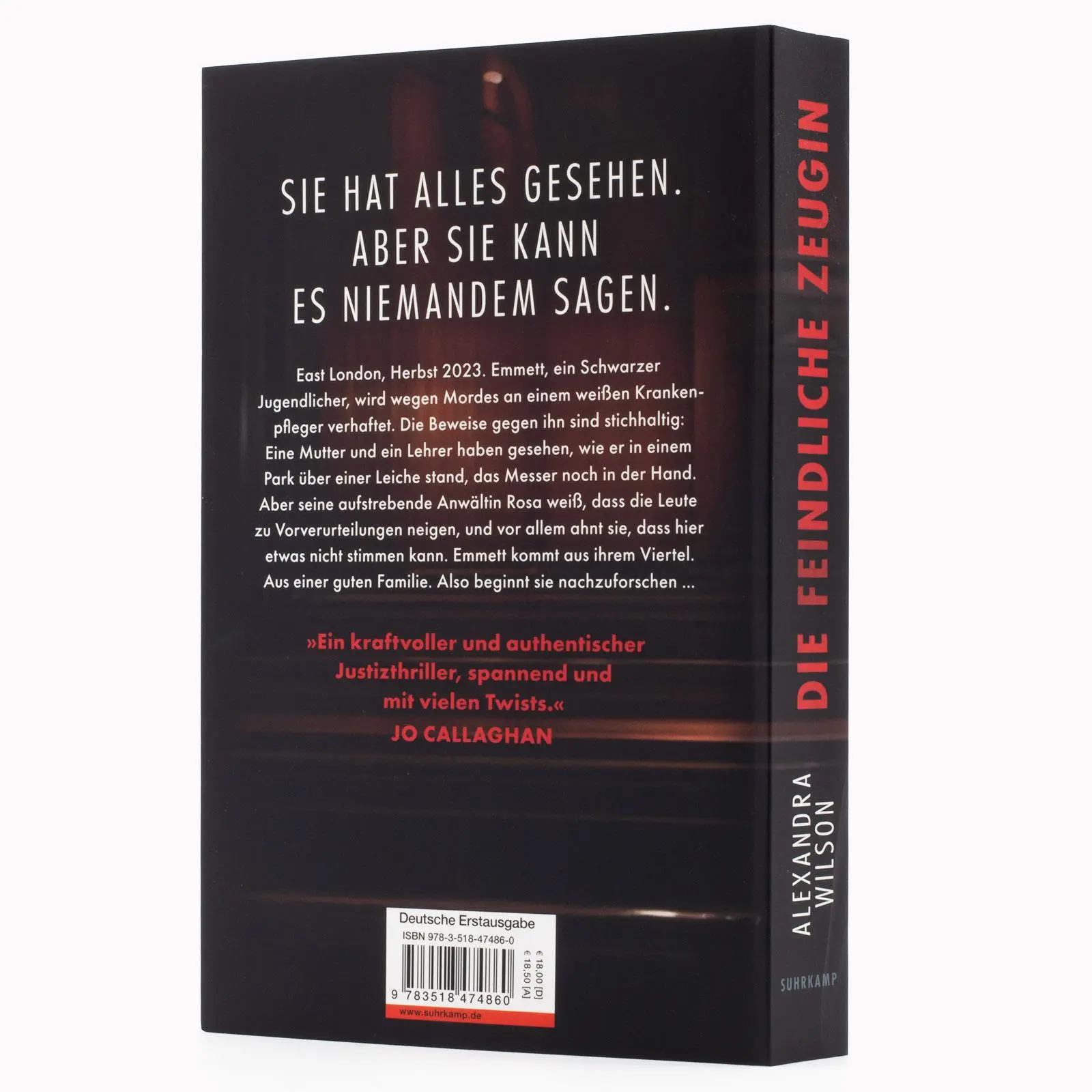 Bild: 9783518474860 | Die feindliche Zeugin | Alexandra Wilson | Taschenbuch | 367 S. | 2025