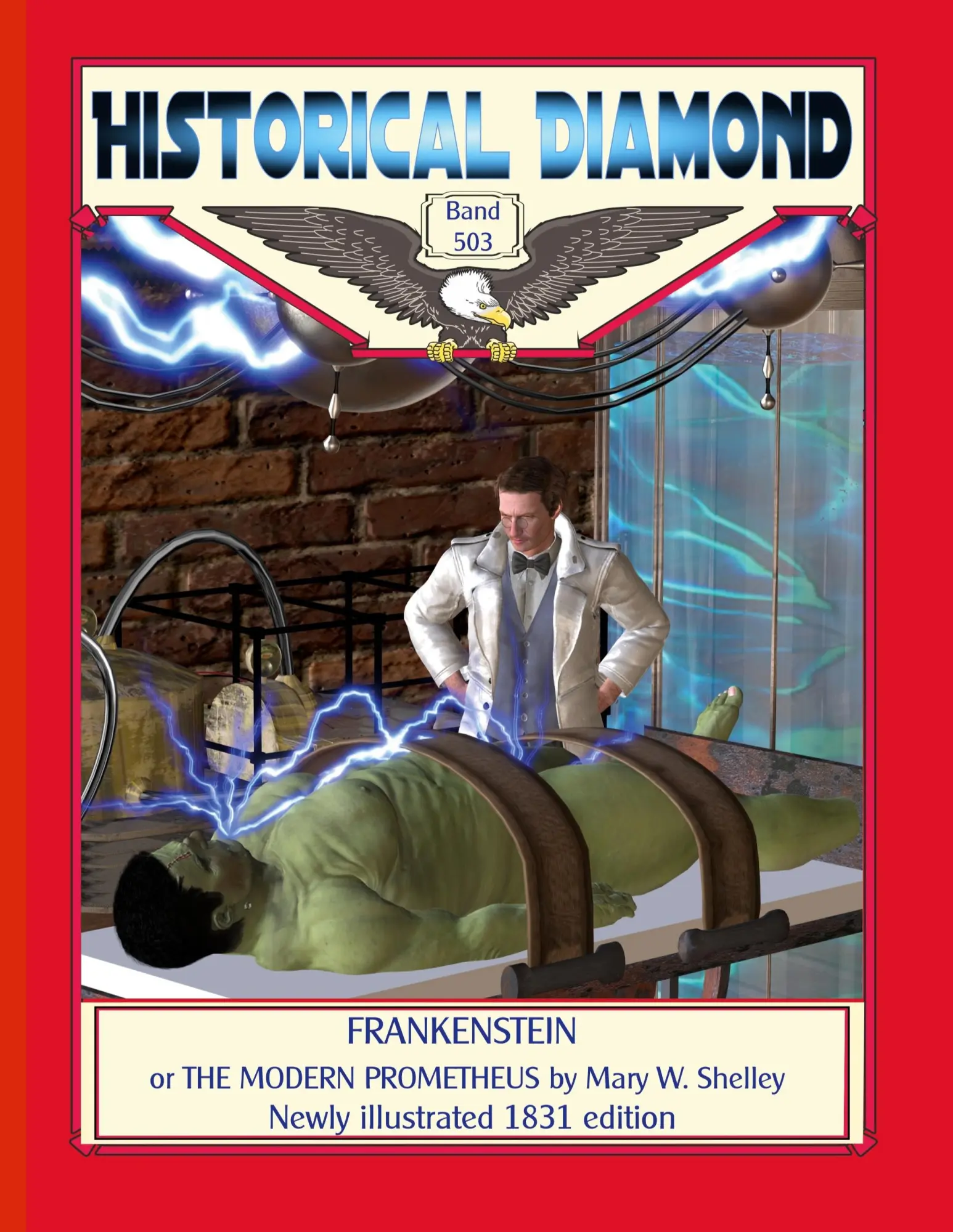 Cover: 9783749454860 | Frankenstein or The Modern Prometheus | Newly illustrated 1831 edition