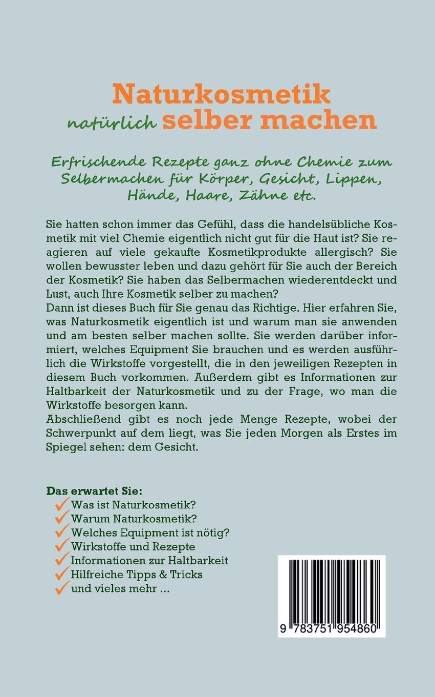 Rückseite: 9783751954860 | Naturkosmetik natürlich selber machen | Melanie Bluhm | Taschenbuch