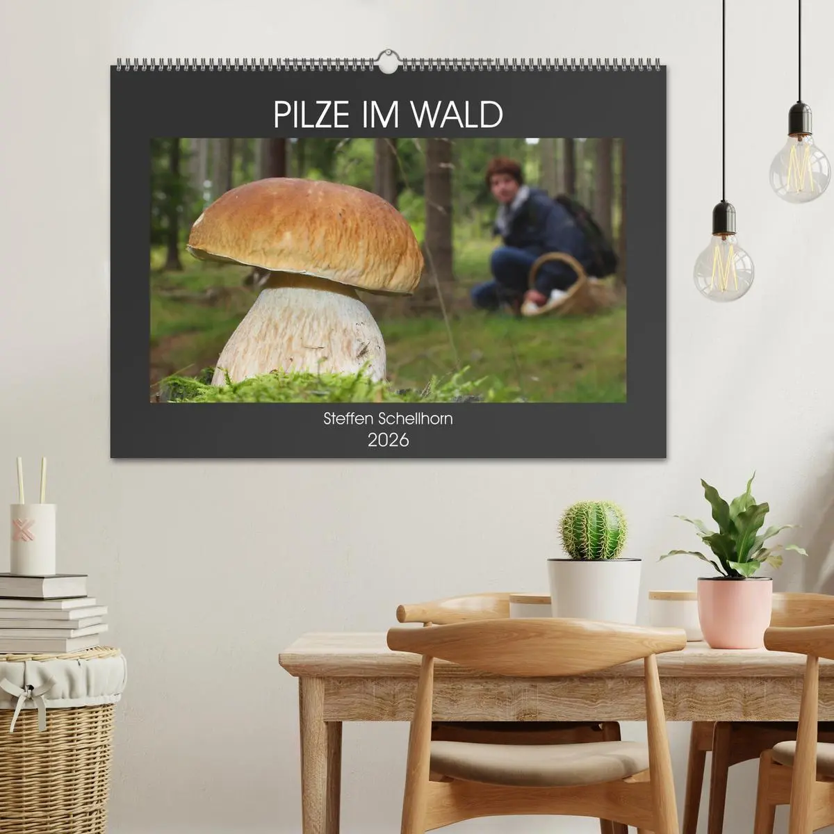 Bild: 9783457914960 | PILZE IM WALD (Wandkalender 2026 DIN A2 quer), CALVENDO Monatskalender