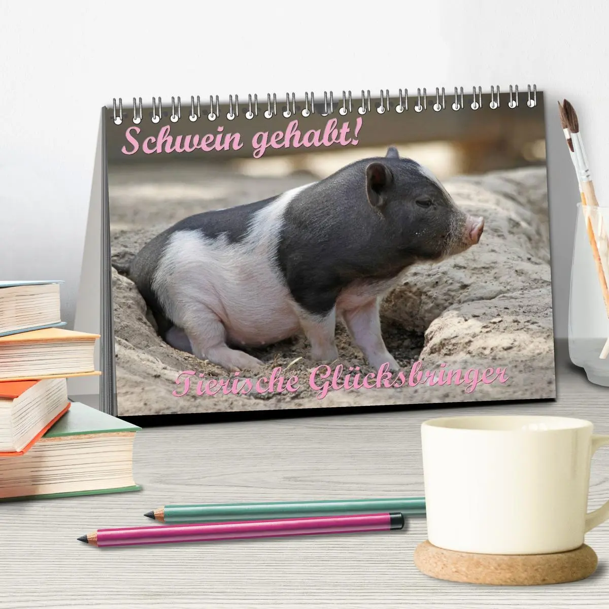 Bild: 9783516174960 | Schwein gehabt! (Tischkalender 2026 DIN A5 quer), CALVENDO...
