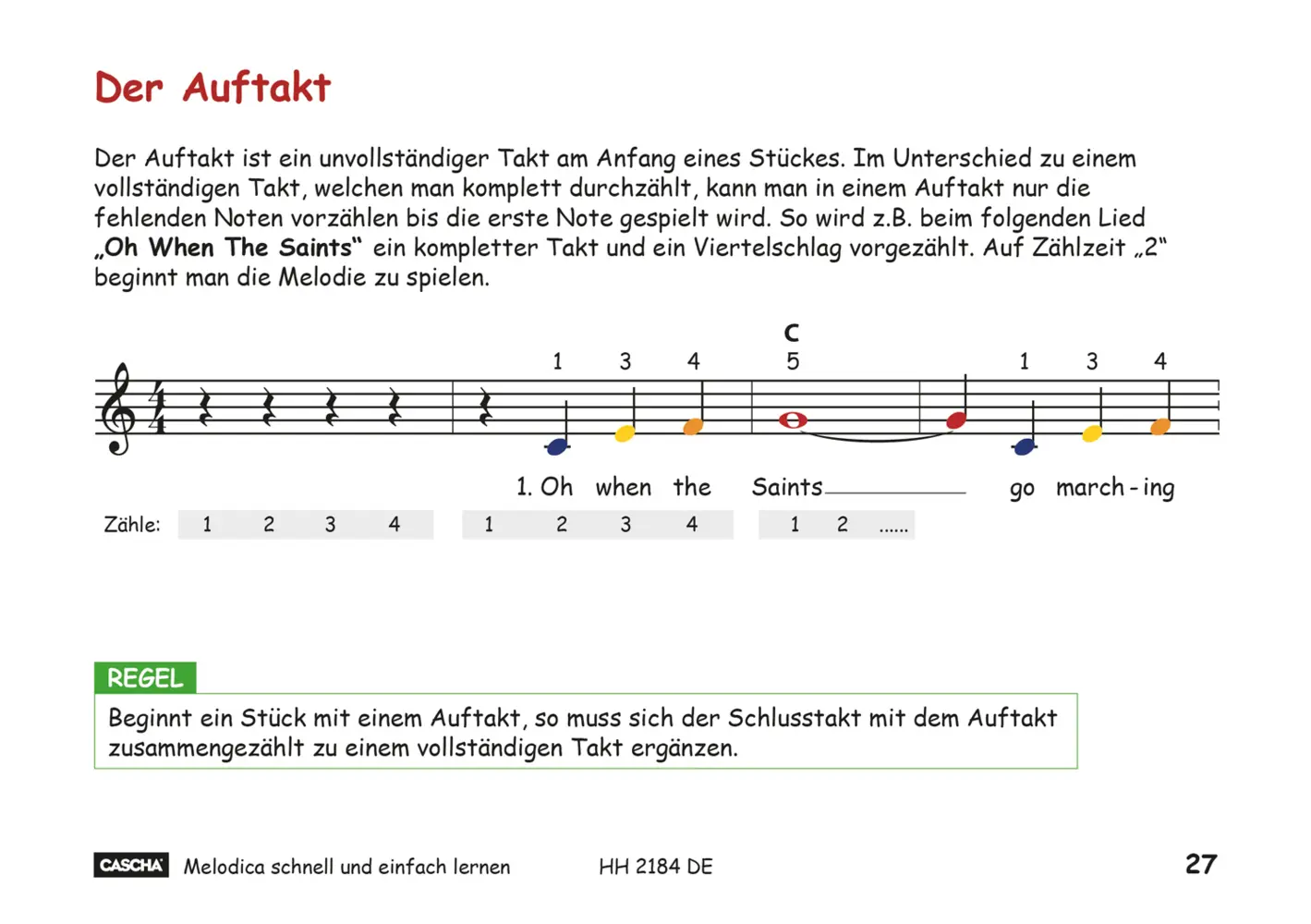 Bild: 9783866264960 | Melodica - schnell und einfach lernen | Cascha | Broschüre | 96 S.