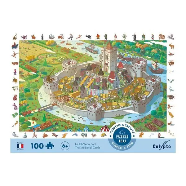 Bild: 3373910075060 | Calypto Schloss Château Fort 100 XL Teile Puzzle | Spiel | 3907506