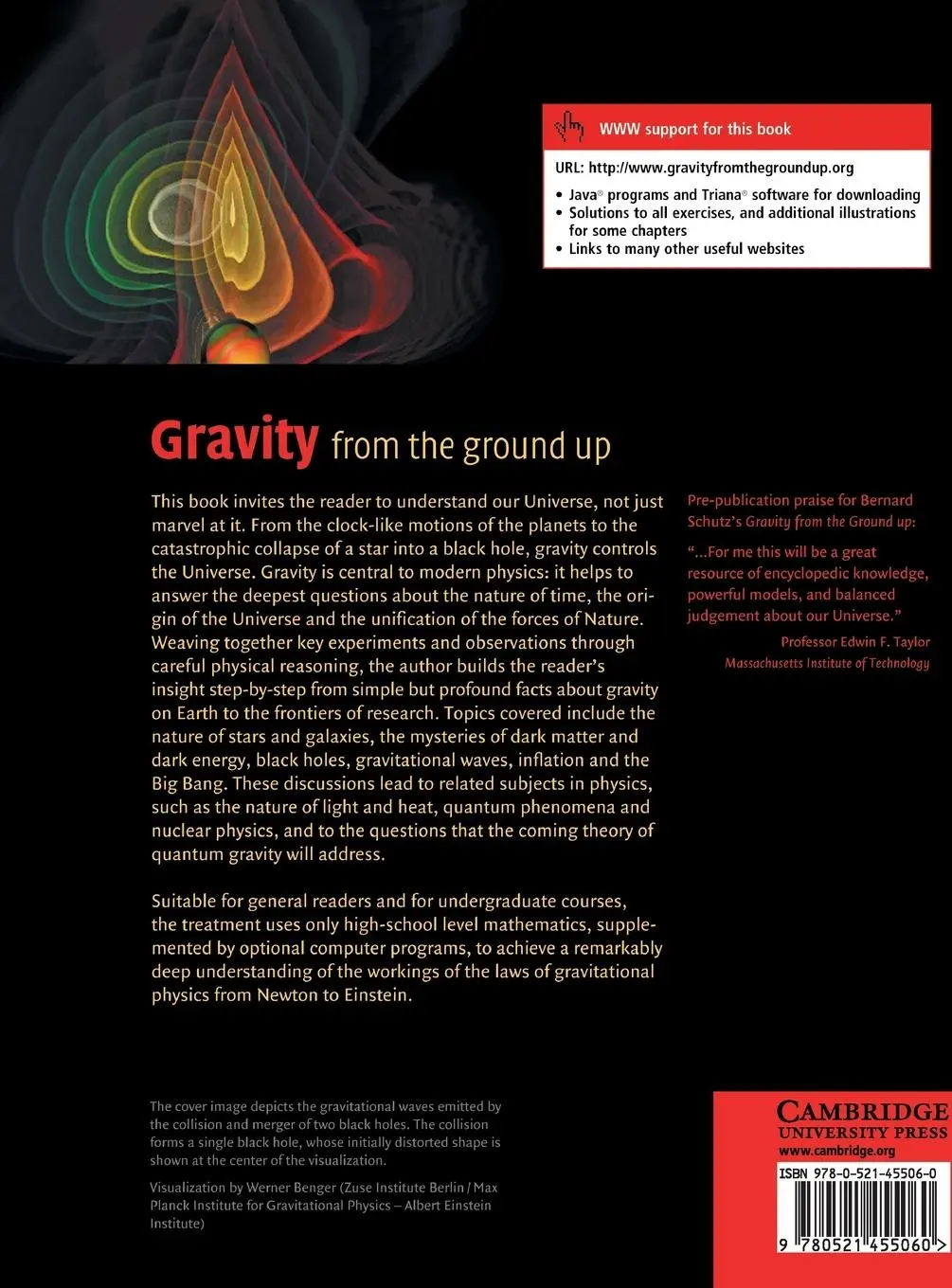 Rückseite: 9780521455060 | Gravity from the Ground Up | Bernard F. Schutz | Buch | Englisch