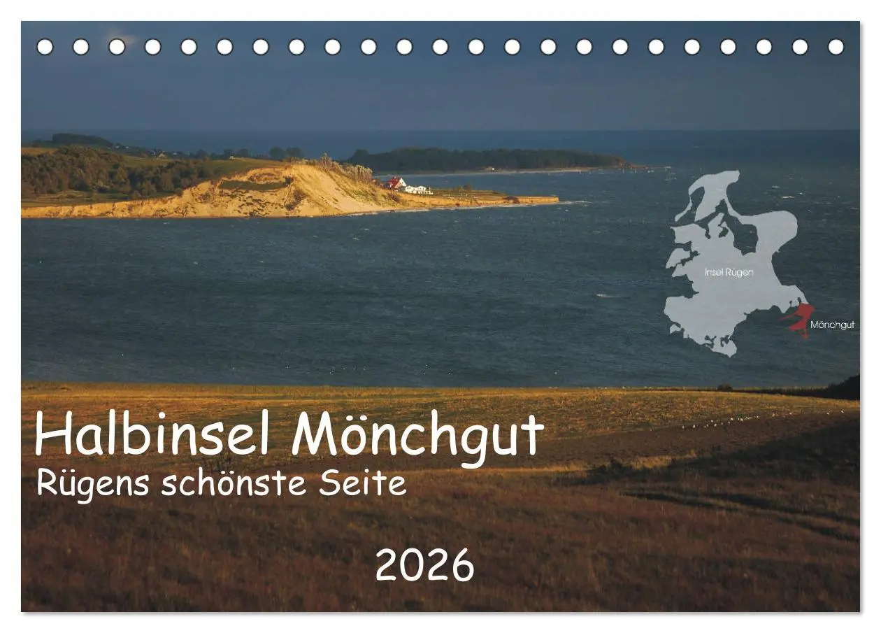 Cover: 9783457735060 | Halbinsel Mönchgut - Rügens schönste Seite (Tischkalender 2026 DIN...