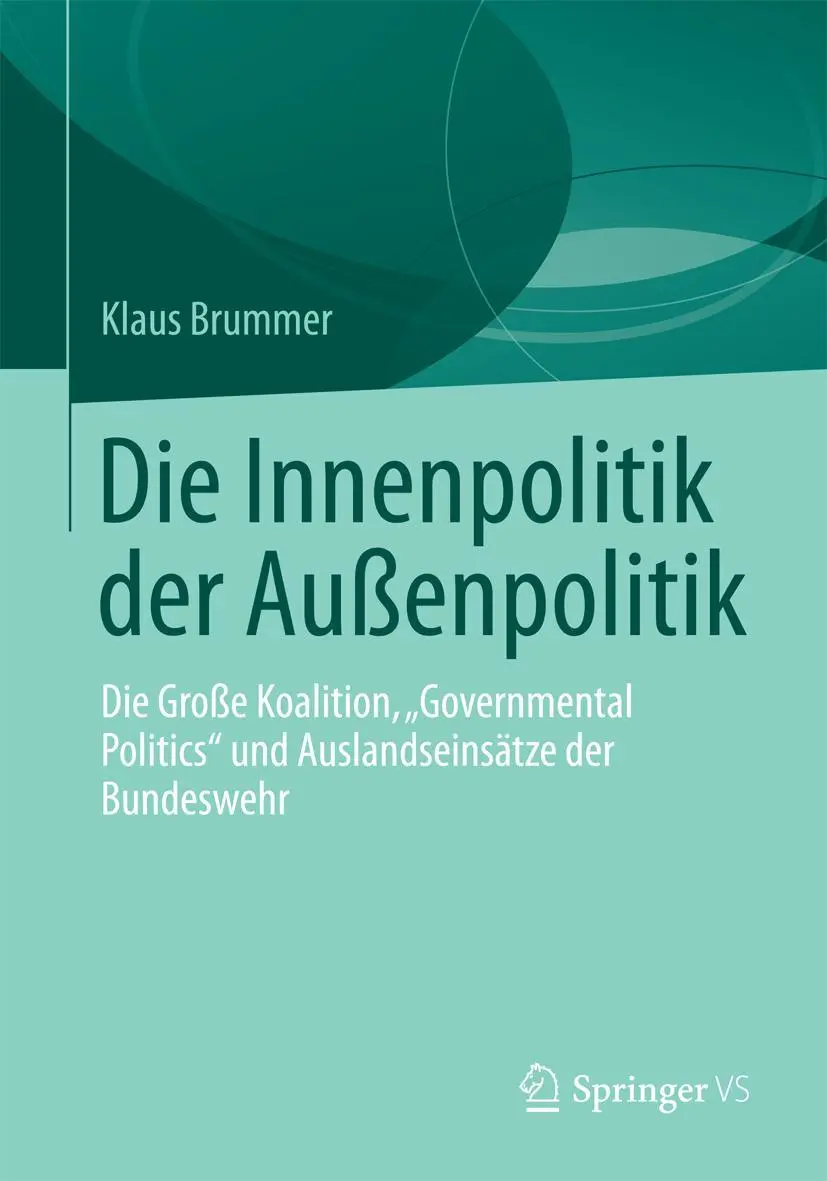 Cover: 9783658015060 | Die Innenpolitik der Außenpolitik | Klaus Brummer | Taschenbuch | xiii