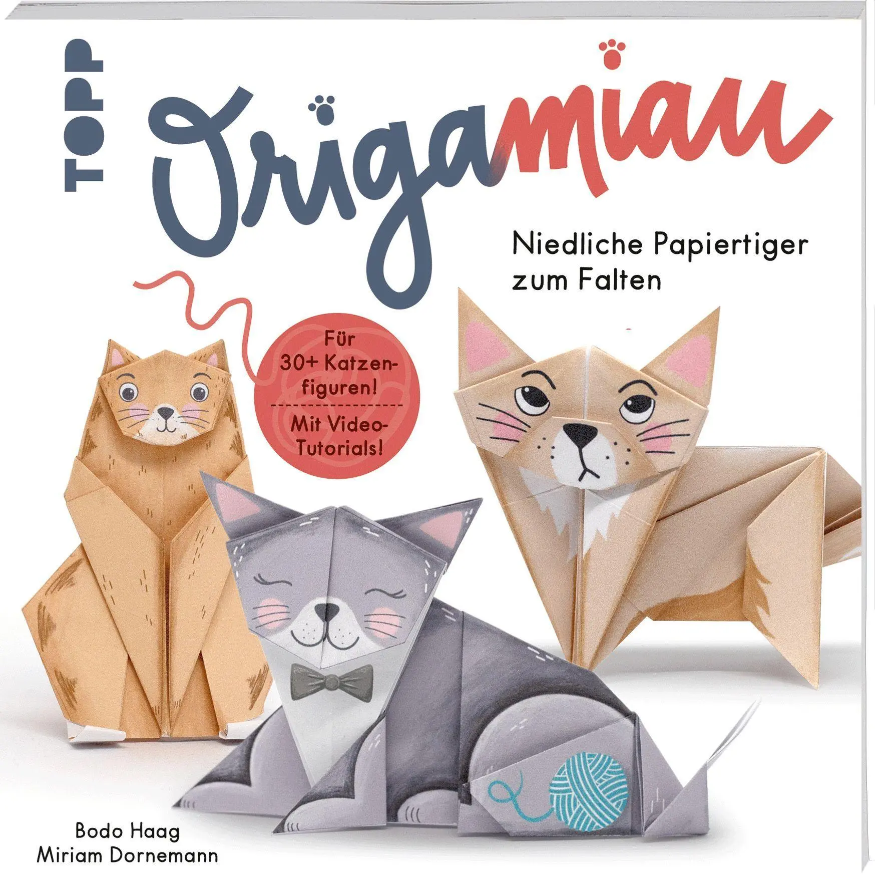 Cover: 9783735855060 | OrigaMIAU. Niedliche Papiertiger zum Falten. Origamiblock mit...