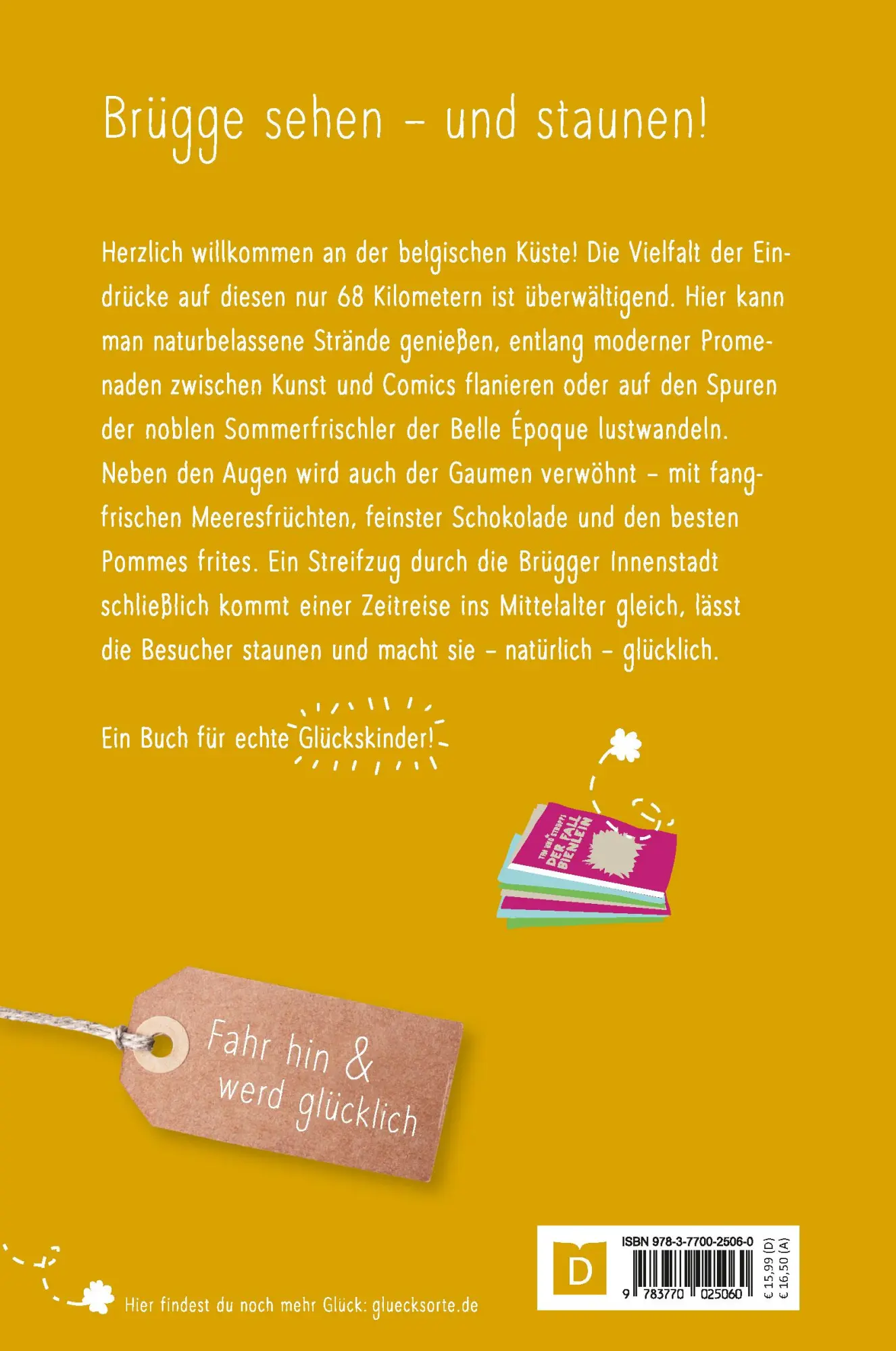 Rückseite: 9783770025060 | Glücksorte an der belgischen Küste. Mit Brügge | Thomas Klein | Buch
