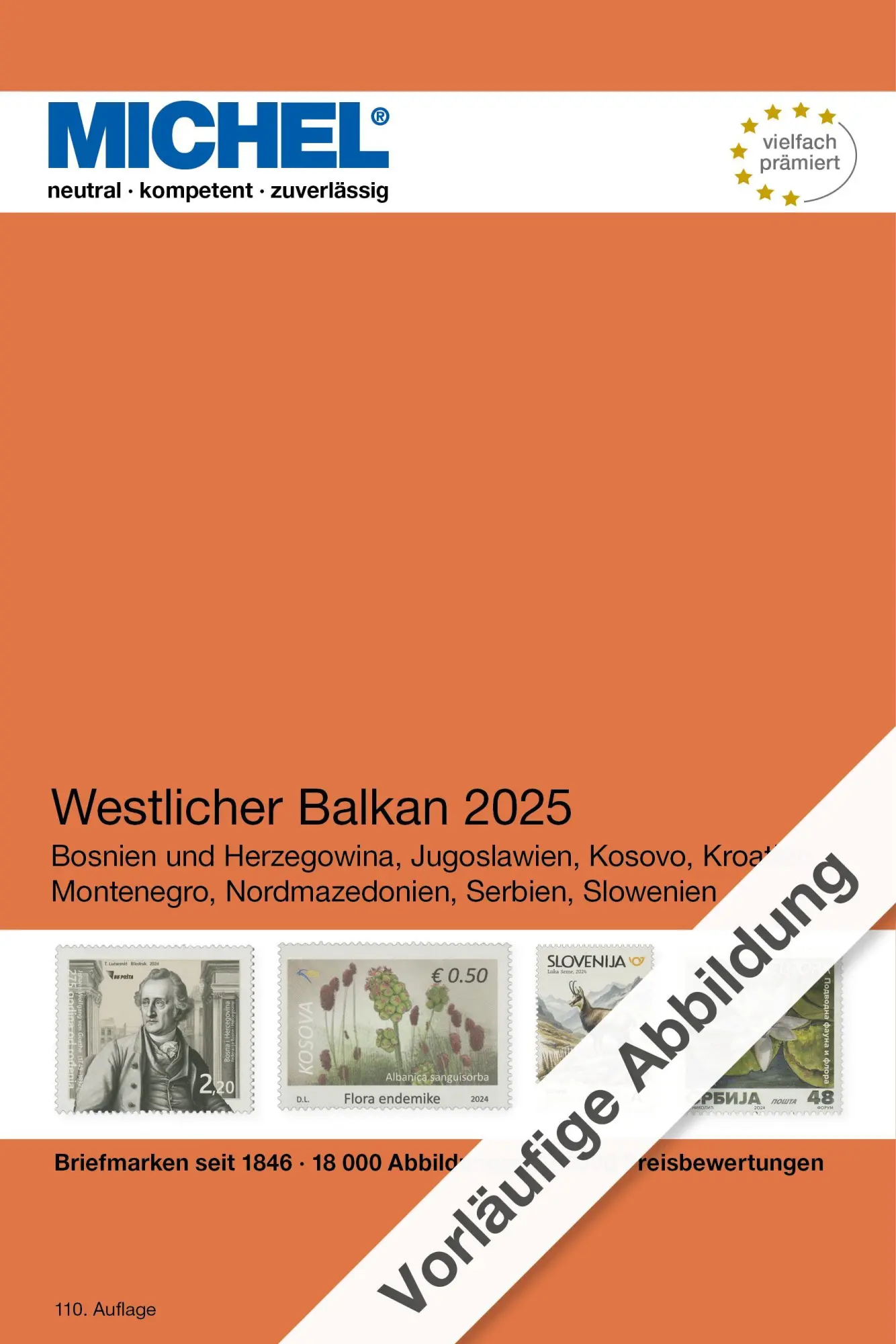 Cover: 9783954025060 | Westlicher Balkan 2025 | Michel-Redaktion | Buch | 1006 S. | Deutsch