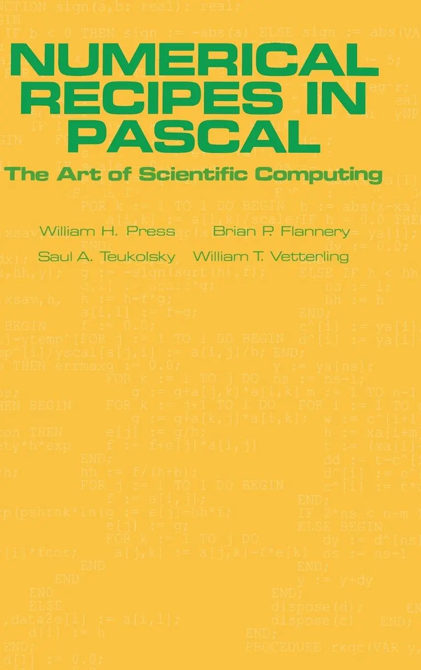 Cover: 9780521375160 | Numerical Recipes in Pascal (First Edition) | William H. Press (u. a.)