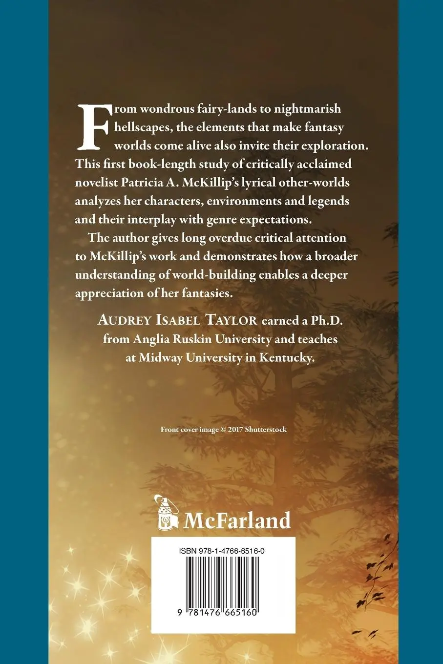 Rückseite: 9781476665160 | Patricia A. McKillip and the Art of Fantasy World-Building | Taylor