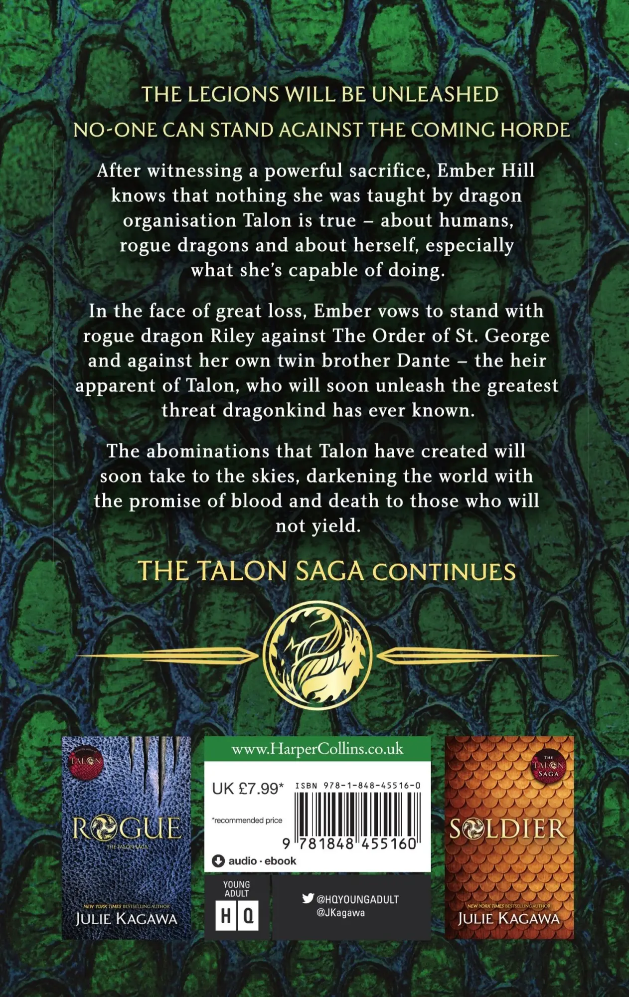 Rückseite: 9781848455160 | Legion | Julie Kagawa | Taschenbuch | Kartoniert / Broschiert | 2017