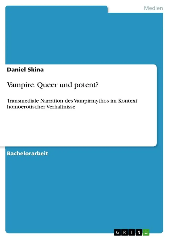Cover: 9783346775160 | Vampire. Queer und potent? | Daniel Skina | Taschenbuch | Paperback