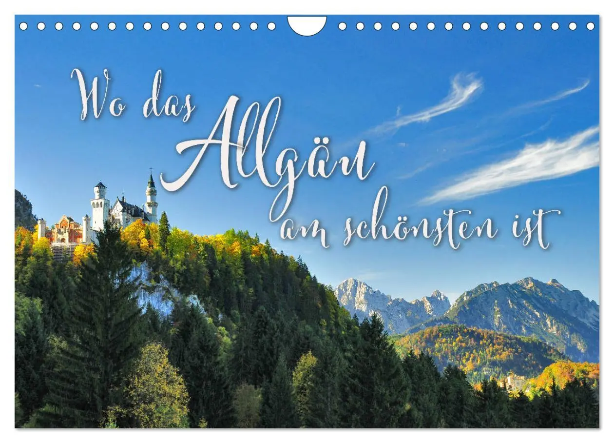 Cover: 9783457275160 | Wo das Allgäu am schönsten ist (Wandkalender 2026 DIN A4 quer),...
