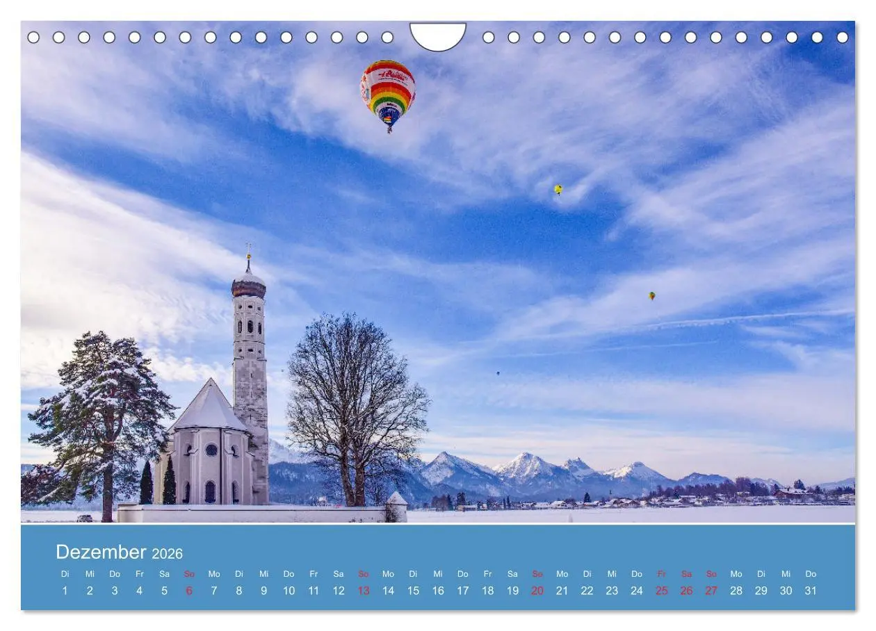 Bild: 9783457275160 | Wo das Allgäu am schönsten ist (Wandkalender 2026 DIN A4 quer),...