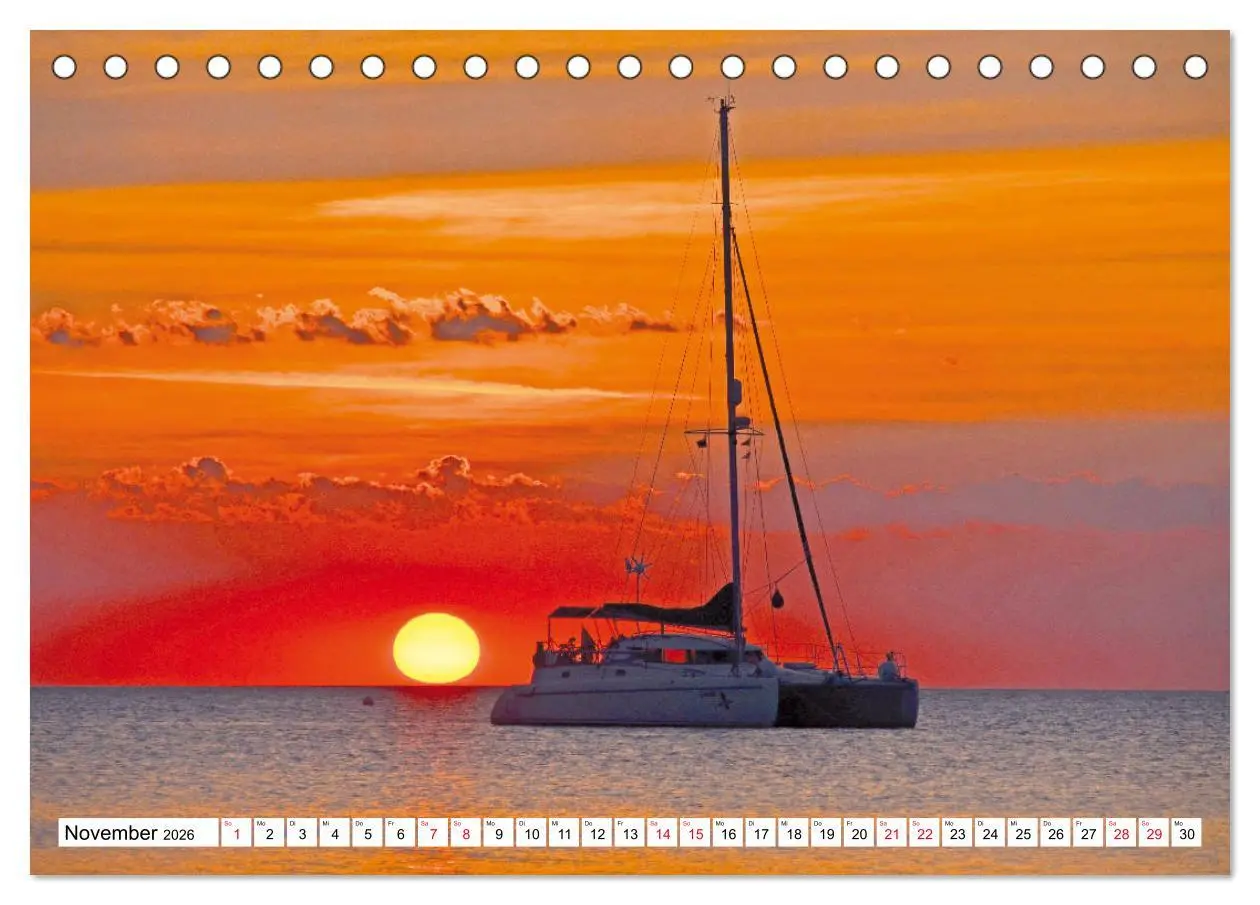 Bild: 9783457725160 | Leidenschaft Segeln (Tischkalender 2026 DIN A5 quer), CALVENDO...