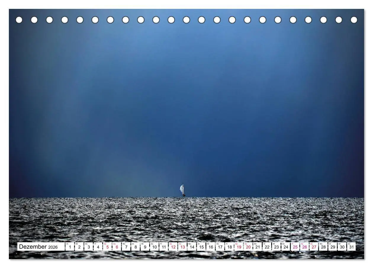Bild: 9783457725160 | Leidenschaft Segeln (Tischkalender 2026 DIN A5 quer), CALVENDO...