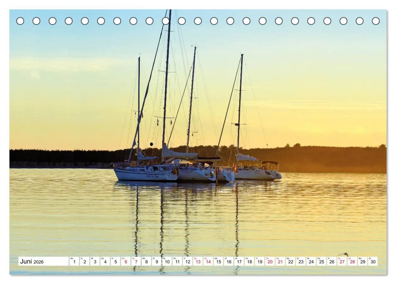 Bild: 9783457725160 | Leidenschaft Segeln (Tischkalender 2026 DIN A5 quer), CALVENDO...