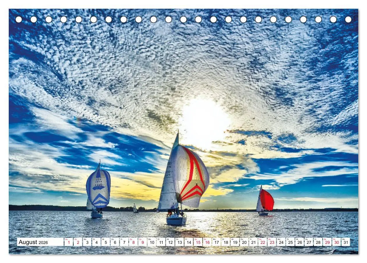 Bild: 9783457725160 | Leidenschaft Segeln (Tischkalender 2026 DIN A5 quer), CALVENDO...