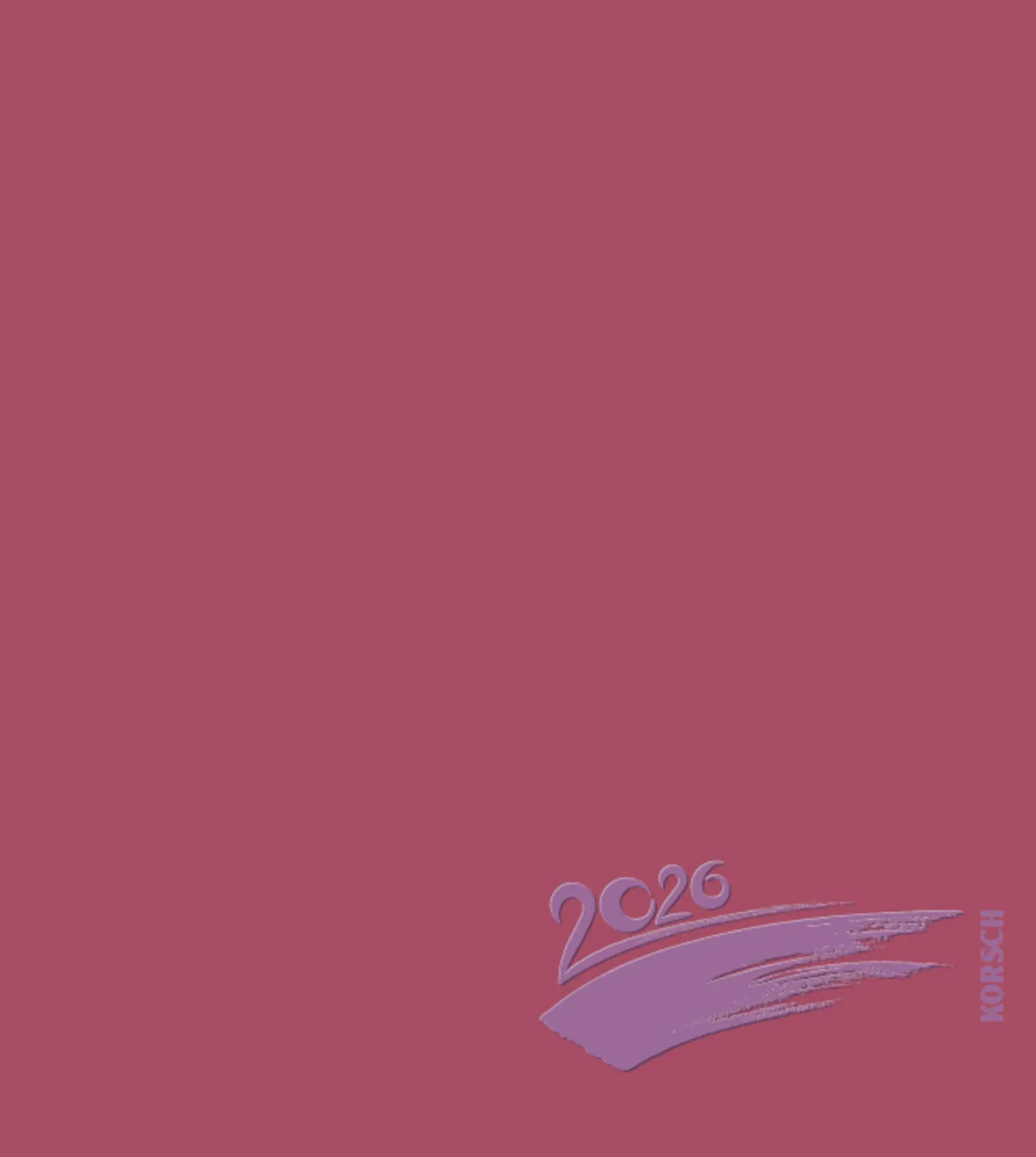 Cover: 9783731885160 | Foto-Malen-Basteln Bastelkalender bordeaux 2026 | Verlag Korsch | 2026