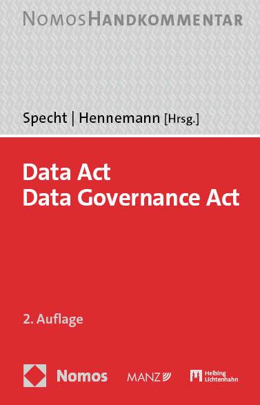 Cover: 9783756015160 | Data Act. Data Governance Act: DA, DGA | Handkommentar | Buch | 2025