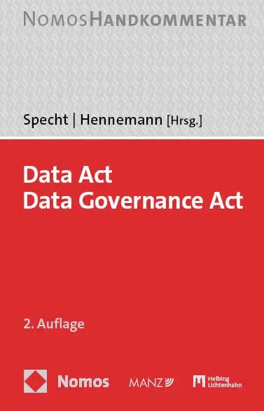 Cover: 9783756015160 | Data Act. Data Governance Act: DA, DGA | Handkommentar | Buch | 2025