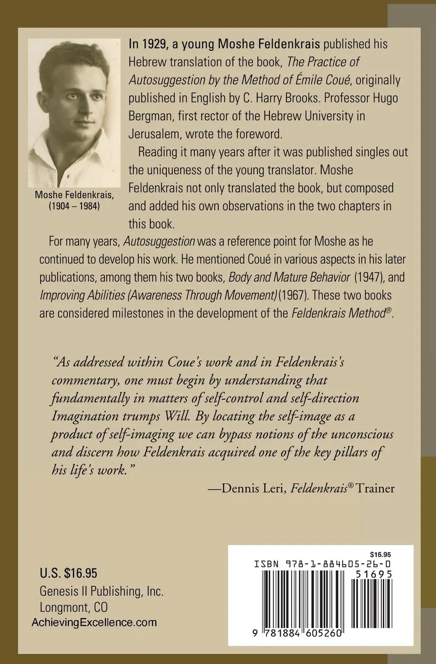 Rückseite: 9781884605260 | Thinking and Doing | A Monograph by Moshe Feldenkrais | Feldenkrais