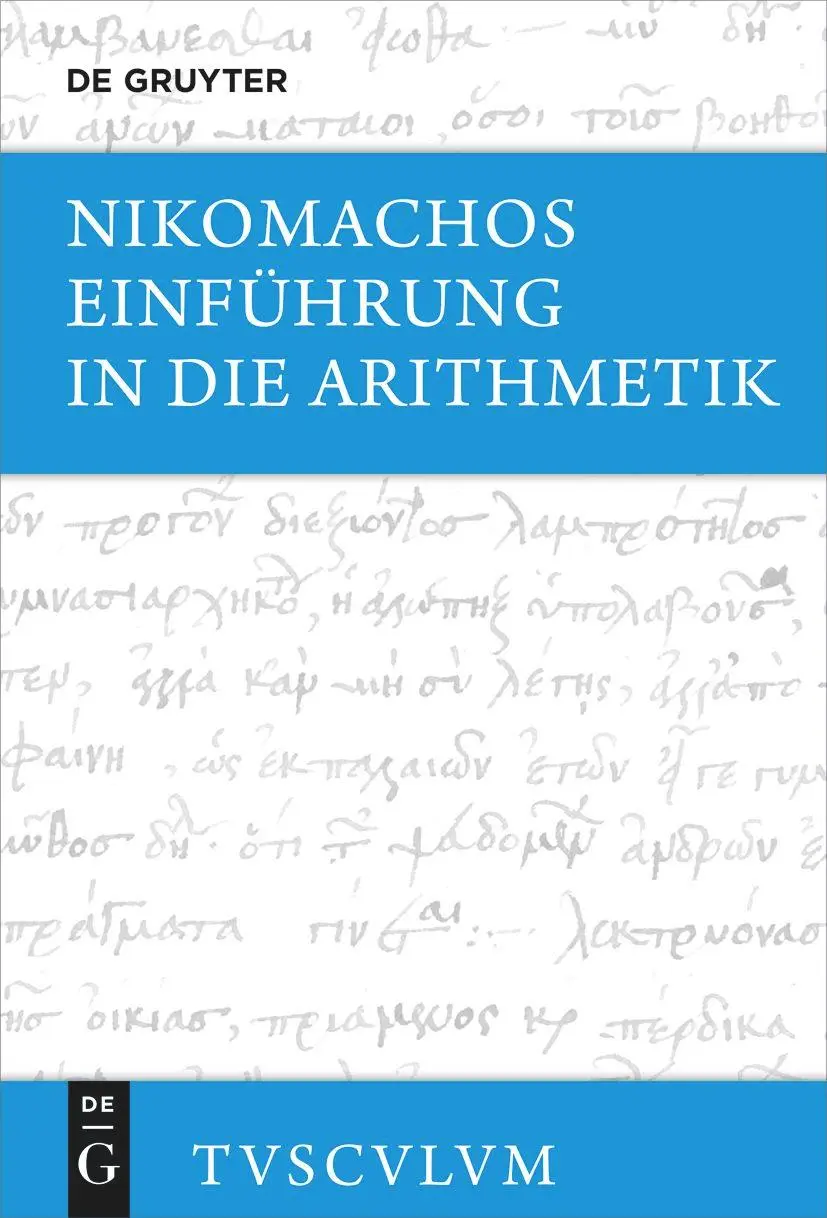 Cover: 9783110735260 | Einführung in die Arithmetik | Nikomachos | Buch | 240 S. | Deutsch