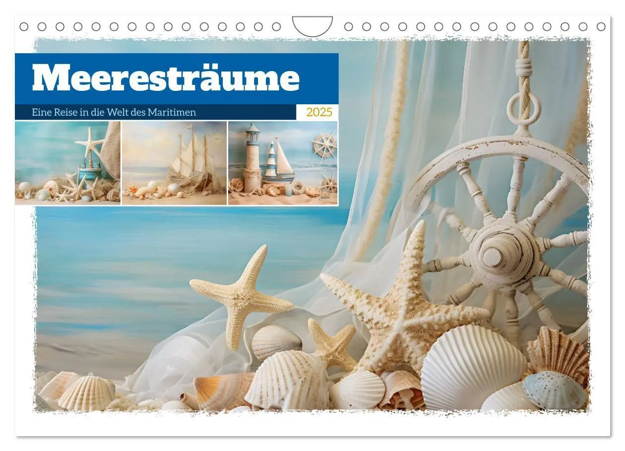 Cover: 9783383845260 | Meeresträume (Wandkalender 2025 DIN A4 quer), CALVENDO Monatskalender