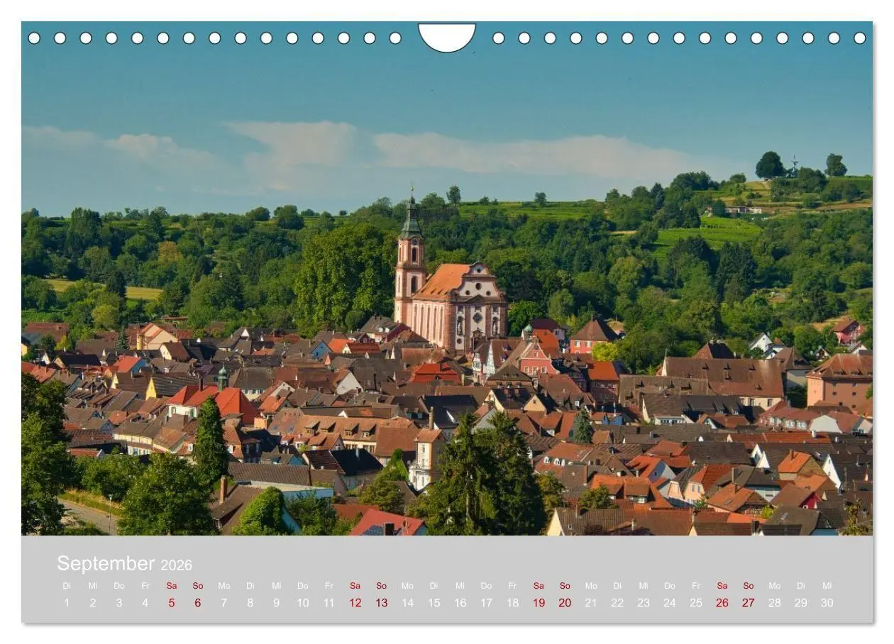 Bild: 9783457335260 | Ettenheim - Perle der Ortenau (Wandkalender 2026 DIN A4 quer),...