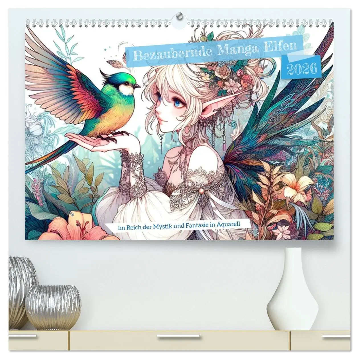 Cover: 9783457405260 | Bezaubernde Manga Elfen (hochwertiger Premium Wandkalender 2026 DIN...