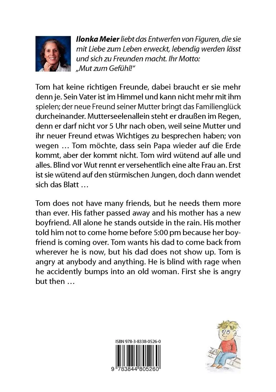 Rückseite: 9783844805260 | Tom sucht einen Freund - Tom Is Looking For A Friend | Ilonka Meier