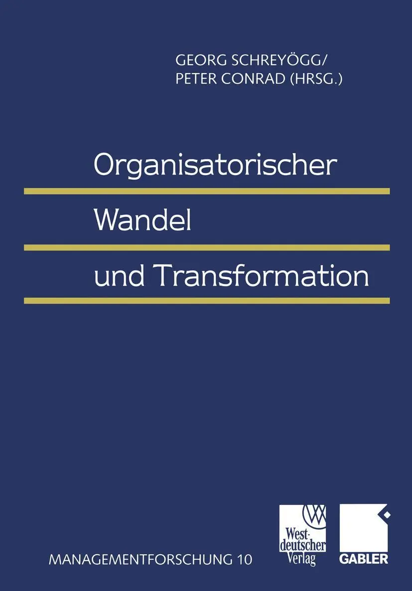Cover: 9783409115360 | Organisatorischer Wandel und Transformation | Peter Conrad (u. a.)