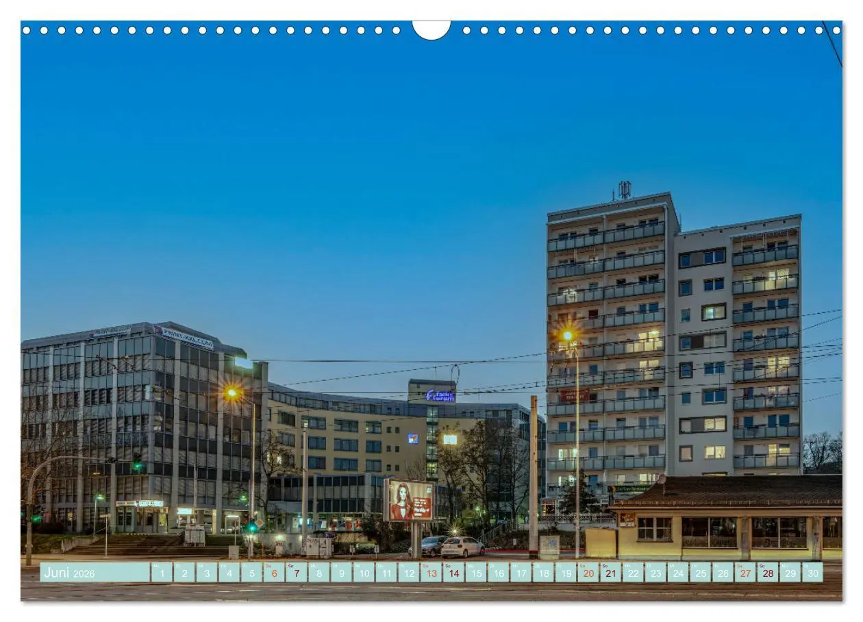 Bild: 9783457325360 | Chemnitz zur blauen Stunde (Wandkalender 2026 DIN A3 quer),...