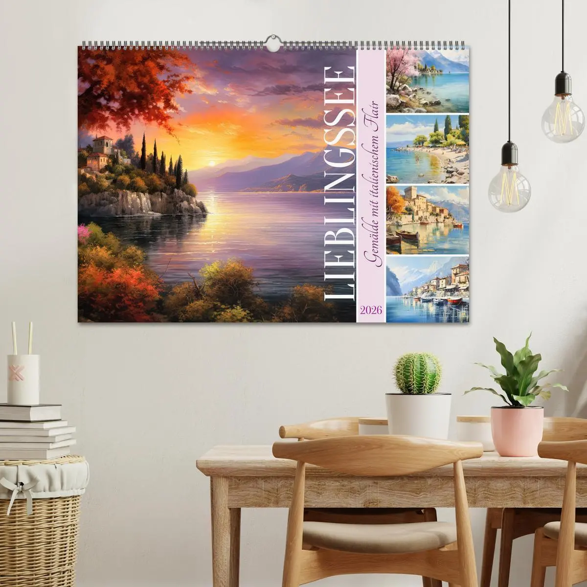 Bild: 9783457495360 | Lieblingssee (Wandkalender 2026 DIN A2 quer), CALVENDO Monatskalender