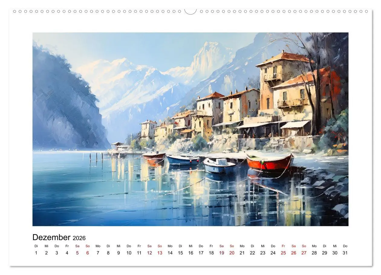 Bild: 9783457495360 | Lieblingssee (Wandkalender 2026 DIN A2 quer), CALVENDO Monatskalender