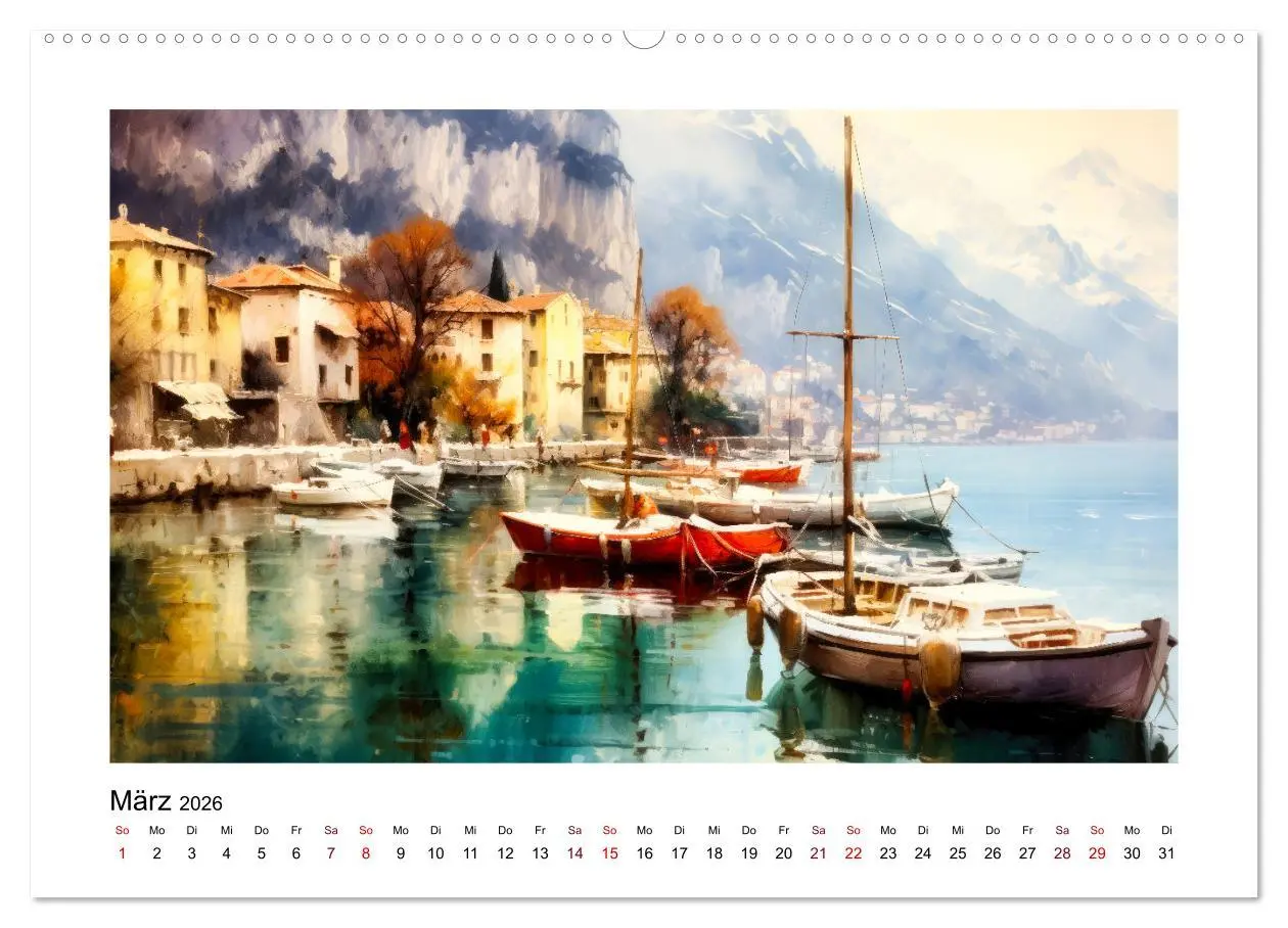 Bild: 9783457495360 | Lieblingssee (Wandkalender 2026 DIN A2 quer), CALVENDO Monatskalender