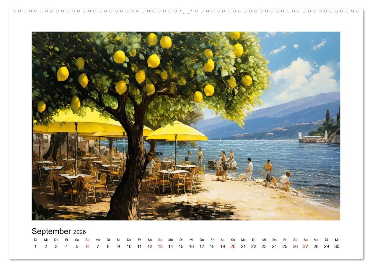 Bild: 9783457495360 | Lieblingssee (Wandkalender 2026 DIN A2 quer), CALVENDO Monatskalender