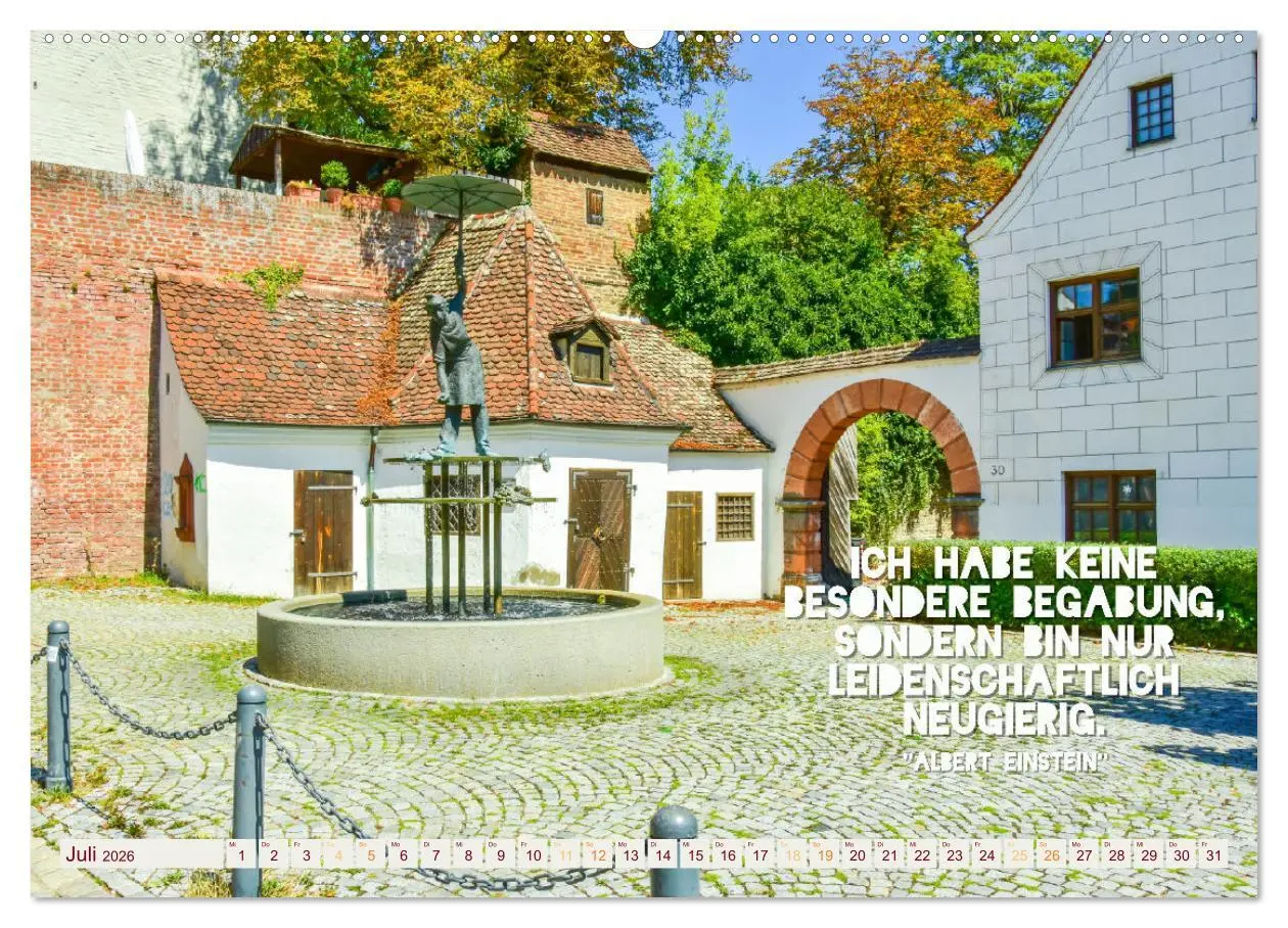 Bild: 9783457565360 | Ulmer Ansichten mit Zitaten von Albert Einstein (Wandkalender 2026...